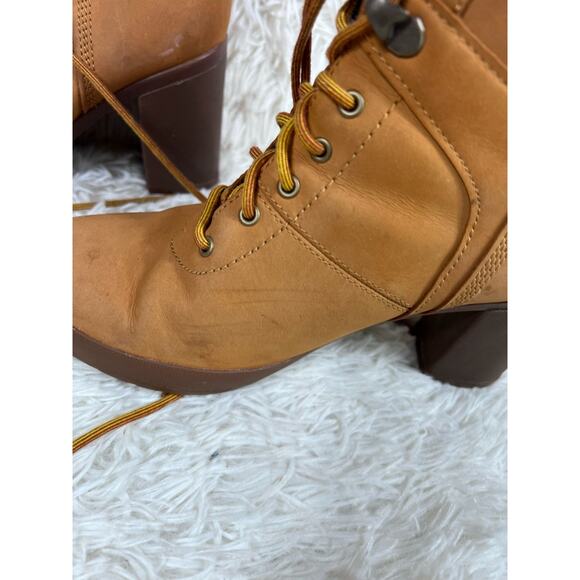 Timberland Women's Size 8.5 Camdale Field High Hell Boot Lace Up Brown A1KD3 - Picture 5 of 14